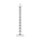 BBB Italia - Estantería de columna vertical de Bruno Rainaldi - Modelo Sapiens - Color blanco - 152 cm de alto - 10 estantes