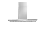 Corberó - Campana Decorativa Horizontal 90 m | VOSTOK960X | 647,7 m3/h Caudal | 165W | 3 Velocidades | 3 Filtros de Aluminio | Filtro Carbón | Eficiencia Energética A | Inox