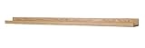 Listón de madera de roble marrón, longitud 110 cm, madera de densidad media, estrecho, decoración de pared, estante para colgar cuadros, barra de galería