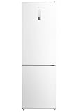 Midea Frigorífico Combi No Frost 59,5 cm ancho x 188 cm alto - Blanco - Nevera libre instalación 224 L + 86 L Congelador - Refrigerador de bajo consumo con congelador vertical