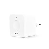 Nuki Bridge, Abrepuertas automático con Bluetooth y WiFi, extensión para el Nuki Smart Lock, cerradura electrónica, acceso remoto, Amazon Alexa, Apple HomeKit, Google Home, blanco
