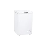 Candy CCHH 100, Congelador Arcón Horizontal, 55CM, 100L, Tecnología Estática, 1 Cesto, Control Electrónico Externo, Indicador de Temperatura, Alarma Aumento de Temperatura, 39DB, Blanco