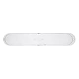Cubierta para lámpara, cubierta de cristal, cubierta de cristal, 370 x 65 mm, campana extractora, compatible con Bauknecht, Ignis, Philips, Whirlpool, Ikea 482000008881, Indesit Ariston C00318532