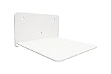 Alplast - Estante de Pared Balda Invisible Flotante Libros de Color Blanco