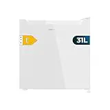Cecotec Mini Frigorífico Convertible a Congelador 31L Bolero CoolMarket TT 31 Dual White E. Minibar con Función Nevera o Congelador, Alto 49,6cm y 47,4cm de Ancho, Control Mecánico, Blanco