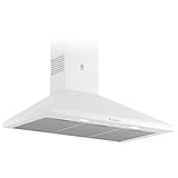 BALAY 3BC696MB Campanas EXTRACTORAS, Acero Inoxidable, 3 Velocidades, Blanco