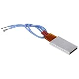 Elemento Calefactor PTC-AC/DC 12V Termostático Cerámico Carcasa de Aluminio Calefacción Temperatura Constante Placa calefactora Mini termostático de calefacción (3 Opcionales) (Tamaño: 110 ℃)