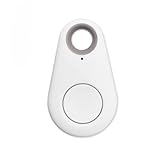 Localizador GPS/Llavero Antipérdida y Antirrobo para Maletas, niños, Mascotas, Cartera y Llavero. (Blanco)