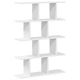 vidaXL Estante Cubo Pared 12 Compartimentos Madera ingeniería Blanco