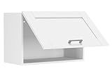 VCM Armario de Cocina Ancho 60 cm Armario abatible Armario de Pared Campana extractora de Cocina Muebles de Cocina casa de Campo Colura Blanco