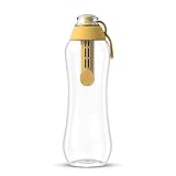 Dafi Botella Filtrante de Agua con un Filtro de Carbón Activado 0,5L, Vainilla - sin BPA, Elimina el sabor y el olor a cloro - para la Escuela, el Gimnasio, los Viajes - Botella Filtradora de Agua