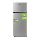 Aspes Frigorífico Cíclico 2 Puertas Inox AF145501EX. Capacidad 206 Litros, Puerta Reversible, Bajo Nivel Sonoro, Eficiencia Energética Clase E