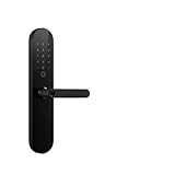 Cerradura de puerta inteligente N100 N200, cerradura con huella dactilar, compatible con desbloqueo por NFC con contraseña Bluetooth, funciona con kits de hogar inteligente HomeKit (color: N100)