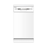 EDESA EDW 4710 WH - Lavavajillas libre instalación (ancho de 45 cm, 7 programas, Eficincia Energética E) color blanco