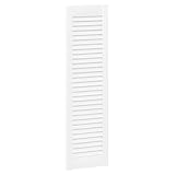 vidaXL Puerta de armario de lamas blanco 99x29,5 cm, puerta de mueble, puerta de armario, panel de lamas de madera, puerta de armario con listones
