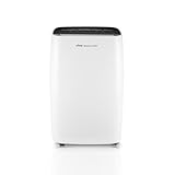 Ufesa Breeze Dry 5000 Deshumidificador 280W, 20L/24h, Silencioso 46dB con Panel Intuitivo, Función Secado Ropa, Sensor de Humedad, 6L capacidad, 2 Velocidades, Temporizador, Hasta 40m2