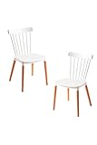 Regalos Miguel - Packs Sillas Comedor - Pack 2 Sillas Leka - Blanco
