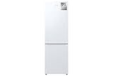 SAMSUNG RB34C602EWW/EF - Frigorífico Combi 185cm - 344L, Clase E, Color Blanco - SmartThings AI Energy Mode, Tecnología SpaceMax™, Balda Botellero