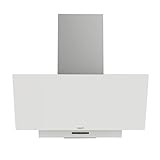 CATA Campana Decorativa THALASSA 900XGWH Panel de Control electrónico con display digital y temporizador de desconexión automática Iluminación LED Motor BT3 Extra silencioso Ancho 90 cm Color Blanco