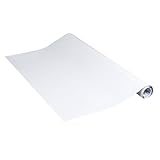 Venilia Lámina adhesiva, Mate Blanco, 45cm x 2m, Espesor 160μ, Vinilo autoadhesivo para muebles o cocina, decorativas papel pintado pared, PVC sin ftalatos, Fabricado en UE