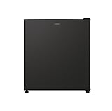 Candy CHASD4351EBC, Frigorífico Mini, Bajo Encimera, Ancho 44,5cm, Altura 51cm, Capacidad 43L, 2 Estantes en la Puerta, Control Interno Mecánico de la temperatura, Iluminación LED, 37DB, Negro