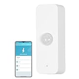 Sensor de Movimiento Inteligente WiFi, Seguridad para el hogar, Sensor de Movimiento inalámbrico con aplicación de monitoreo Remoto, Control de Voz Compatible con Alexa 1 pcs