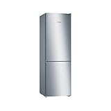 Bosch Frigorífico Combi, 60 cm, Serie 4, NoFrost, Iluminación LED, VitaFresh, Acero antihuellas, KGN36VIEA