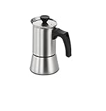 Bosch - Cafetera Italiana, 4 Servicios, Hierro Fundido, HEZ9ES100