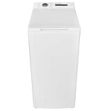 EVVO Lavadora 7,5 kg carga superior Wt8a, Clase energética A, 1250 rpm, Bajo Consumo, Aclarado Automático, 16 programas, Limpieza de tambor, Inicio Diferido, Función ultraRápida (Blanca)