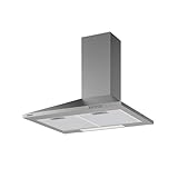 Cata Campana Extractora Decorativas Trapezoidales V 6000 X/C 3 Niveles de Extracción Panel de Control Mecánico Motor Consumo Máximo Energía 120W Iluminación LED Ancho 59.6 cm Color Acero Inoxidable