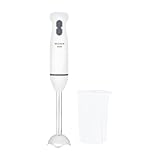 Batidora de Mano - 2 Velocidades Variables - Acero Inoxidable - Potencia 600W - Incluye vaso Medidor - Becken