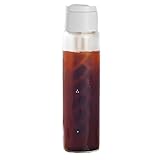 Fivetwofive Cafetera de Café Frío con Vidrio Esmerilado, Filtro Incorporado y Cepillo de Limpieza: Ideal para un Café Suave y en Casa