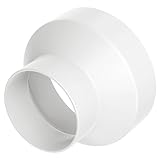 HG Power 150-100mm Reductor Tubo para Conexión de Tuberías para Campana Extractora, Extractor Cocina, Extractor de Humos Cocina