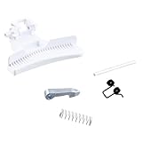 ELECTROTODO Recambio de Maneta de Lavadora Compatible con Lavadoras AEG y Zanussi - Número de Referencia 4055304143 - Repuesto de Maneta para Lavadoras de Color Blanco