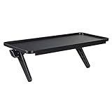 Hama | Estante oara TV (Soporte Organizador para TV y monitores Plegable, 30cm x 12.7cm) Negro