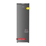 Corberó - Congelador Vertical 204L | CCVH17023NFX | No Frost | Inox | Crisper | 39 Db | Eficiencia Energética E | Congelador Vertical Corberó, Blanco