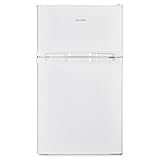 MEDION Mini nevera-congelador (85 litros, compartimento frigorífico de 61L, compartimento congelador de 24L, independiente, 40 dB, cajón transparente para verduras, bisagra de puerta reversible