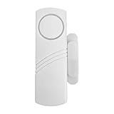 Generic Alarma de seguridad para puerta y ventana para el hogar, inalámbrica, fácil instalación, 100 dB, color blanco