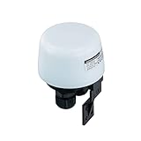 POPP® Electric Interruptor Sensor de Luz Fotoeléctrico/Crepuscular superficie 10A IP65 exterior (1 unidad)