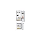 Neff Refrigerador KI5862SE0S 240L 9.43 pies cúbicos Compresor de profundidad estándar de descongelación automática integrado, sin dispensador de agua, capacidad de guía energética de 268 L