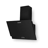 SCHNEIDER SCHD2A60EBS Campana extractora 60 cm, 594 m³/h, 3 velocidades, Cristal Negro/Negro Mate