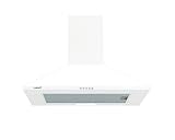 Cata Campana Extractora OMEGA 700 WH/M de Pared 3 Niveles de Extracción Control Mecánico Motor MTR3 Extra Silencioso Iluminación LED Fácil Instalación Acabado Color Blanco