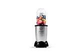 Magic Bullet Mini de nutribullet, Batidora pequeña, máquina para hacer smoothies, 200 W de potencia, Gris, MBR03, pack de 3