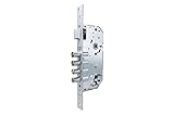 Tesa Assa Abloy TFB7Q 1 R100B Cerradura Monopunto de Seguridad para Puertas de Madera, Latonado, Cil. 30 x 30 mm