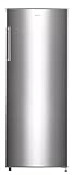 INFINITON CV-A145I- Congelador Vertical, Blanco, 140 litros, Alto 144cm, Tecnologia Defrost, Cíclico, Regulación en Altura, Puerta Reversible, E, Inox
