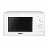 Panasonic NN-K10JWMEPG Horno Microondas Combinado con Parrilla y Plato Giratorio de Vidrio, 20L, 800W, Ajuste De Descongelación, 5 Niveles De Potencia, Temporizador, Blanco