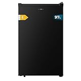 Cecotec Congelador Vertical Sobremesa 97 L Bolero CoolMarket TF 97 Black, Clase Energética E, Diseño compacto, Puerta reversible, 3 Cajones, Medidas 55,1 x 57,5 x 83,5 cm, Color Negro