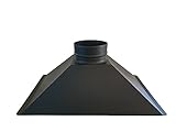 Campana para barbacoa de leña L 100 x P 65 x H 32 cm