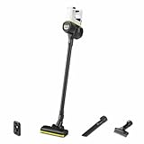 Kärcher Aspirador a batería VC 4 Cordless myHome, 2 niveles aspiración, batería 21.6 V, autonomía por carga 30 min aprox., peso 2.3 kg, cargador, soporte pared, boquillas suelo y ranuras