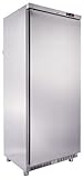 METRO Professional Congelador GFR 4600S, acero inoxidable/ABS, 78 x 74 x 192.5 cm, 511 L, refrigeración estática, 145 W, con cerradura, plata